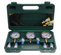 G1/4 Kit de Prueba de Presión Hidráulica,Calibrador de Presion Medidor de Presion Hidraulica con Punto de Prueba de Acoplamiento y Manómetro para Excavadoras de Maquinaria de Construcción