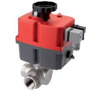 G1/4'' T-puerto 24-240V CA/CC A Prueba De Fallos Válvula De Bola De 3 Vías De Latón