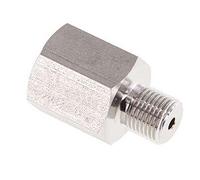 G1/8'' (M) x G1/4'' (F) Reductor de acero inoxidable para manómetro