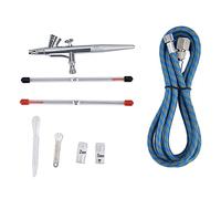 G1 / 8 Paint Sprayer Kit | Brass Material for Sturdiness & 5-30PSI Control | Sprayer for Makeup/Clothing/Miniature Painting | 0.2mm - 0.5mm Nozzle, 16 - Piece Set