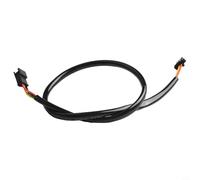 G1 - Medidor de sensor de flujo de agua con efecto Hall roscado para aplicaciones industriales, rango de 2-50 l/min, CC 3,5-24 V, cuerpo de latón, clasificación IP67, salida de pulso (YF-B10) (cable