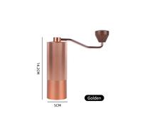 (G1-oro) 420 Macinacaffè manuale in acciaio inossidabile, piccolo, portatile, per la casa, pratico strumento