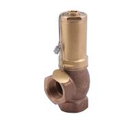 G1'' Válvula de alivio de latón 0,5 - 2,5 bar / 7,25 - 36,25 psi