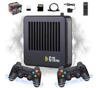 G11 Pro Consolas de Videojuegos Retro, 32000+ Juegos,40 Emuladores,4K HDMI Consola de Juegos con Controlador inalámbrico, Consolas portátiles Caja de Juegos Plug-and-Play,Regalos para Adultos (64G)