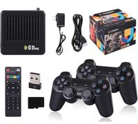 G11 Pro Game Box 4K HD TV Game Stick Video Game Console Built in Retro Games Portable Game Player Wireless Gamepad (256G 60000+Games)