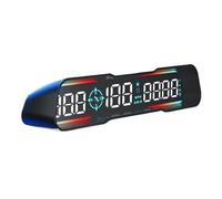 G19 GPS HUD Head Up Display Velocímetro Indicador De Velocidad del Coche KMH mph Alarma Exceso Ángulo Conducción Tiempo Brújula Fatiga FáCil De Instalar