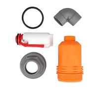 G2 Automatic Pneumatic Intake Release Valve | PP Plastic Pneumatic Valve for Garden Tools/Pneumatic Compressors | Large Diameter Straight Through Design, Easy Installation (Compound Type 6663B PP)