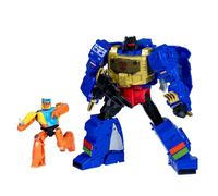 Transformers Hasbro Age of The Primes, G2 Grimlock + Wheelie, 2 Figuras de Acción para Coleccionar, Diversión y Acción, Dinosaurio de Juguete para Niños y Niñas a Partir de 8 años