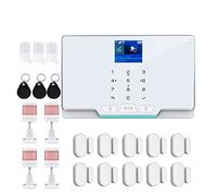 G20 Tuya WiFi gsm Alarm Security System 1.8 Tft Pantalla de Color Smart Home Wireless Alarm Apps Control(5XL)