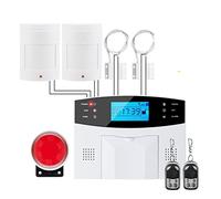 G2B gsm Sistema de Alarma de Seguridad for Ladrones de Inicio Soporte de lenguaje de Voz intercomunicador(G2B Bundle C)