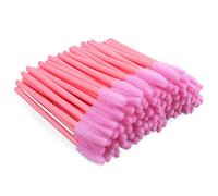 G2PLUS 100PCS Cepillo Pestañas Silicona：cepillos pestañas desechables rosa,rimmel cepillos silicona para Extensiones y accesorios de maquillaje de ojos