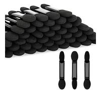 G2PLUS 100PCS Pinceles de Sombra de Ojos de Esponja Negro