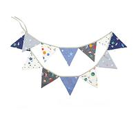 G2PLUS 3.3M Banderines Guirnalda de Banderines,Banderines de Tela,Guirnalda Fiesta,Triángulo Multicolor Decoración Colgante de Boda Bautizo Fiesta Cumpleaños Navidad