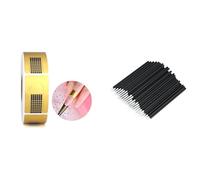 G2PLUS 500PCS Moldes Uñas y 100PCS Pincel Delineador