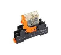 G2RL-1-E/G2RL-2 Relé de carril DIN 16A 24VDC SPDT Indicador LED Electromagnético compacto con protección contra sobretensiones TVS(RJ1S 220(E))