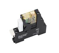 G2RL-1-E/G2RL-2 Relé de carril DIN 16A 24VDC SPDT Indicador LED Electromagnético compacto con protección contra sobretensiones TVS(RJ1S-C-D24 24VDC)