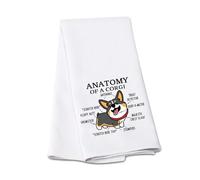 G2TUP Bolsa de maquillaje tricolor negra para amantes del corgi, diseño de Anatomía de un corgi tricolor, bolsa de cosméticos con cremallera, regalo para dueño de Corgi, regalo para amantes del perro,