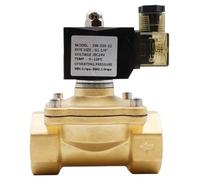 G3/8"toG2" Brass Electric Air Solenoid Valve,Normally Closed Solenoid Valve For Hot Water Oil Air,AC220V DC12V 24V,0~1.0Mpa,IP65(DC 24V,NBR)