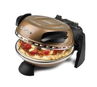 G3 Ferrari G10006 - Piedra refractaria única, Pizza Express Delizia, Horno Pizza, 1200W, 400°C, Cobre