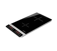 G3 Ferrari G10139 Dinamiko Deep, Placa de inducción doble vertical, Vidrio, Negro