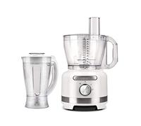 G3 Ferrari G20099 Mixatutto Procesador de alimentos, Robot de cocina 1000 W, Cuenco de 3 Litros, 2 velocidades, Batidora de 1,5 Litros incluida, 3 discos reversibles Inox, Accesorios incluidos, Blanco