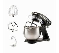 G3 Ferrari G20137 Pastaio Elegance Batidora Planetaria de Engranaje Directo, 1800 W (2300 W Máx.), 8 Litros, Metal, 10 Velocidades, Pantalla táctil, Recipiente de 8 Litros en Acero Inoxidable.