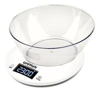 G3 Ferrari G20153 - Báscula de cocina "Winny", 2 litros, 1 g / 5 kg, color blanco