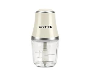 G3 Ferrari G20163 Vetromix - Picadora (500 W, 500 ml, vaso de cristal, pulso, cuchillas de acero inoxidable), color blanco