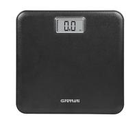G3 Ferrari G30013 Kiline Báscula electrónica con pantalla LCD, plataforma efecto piel, 100 g/180 kg, apagado automático, negro