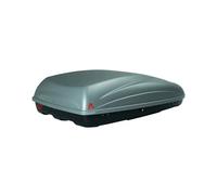G3 Baúl de techo para coche Krono 400 de 330 litros con portaequipajes Gris