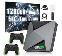 G36 PRO Consola de Juego Retro 256GB, Consola de Videojuego con Emulador con 120000+ Juego Retro 50+ Emuladores, Sistema EmuELEC y Android, Mandos Inalámbricos 2,4 G, Videojuego para TV Plug and Play