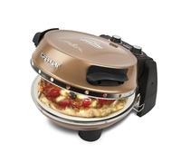 G3Ferrari Horno eléctrico para pizza Napoletana Cobre - edición limitada, G1003208, hasta 400 grados con piedra para pizza, incl. 2 piedras/pizza y llanos y mucho más en 3 minutos/también para mesa y