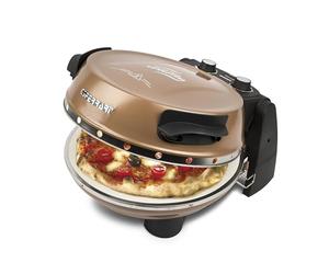 G3Ferrari Horno eléctrico para pizza Napoletana Cobre - edición limitada, G1003208, hasta 400 grados con piedra para pizza, incl. 2 llanos y mucho más en 3 minutos/también para mesa