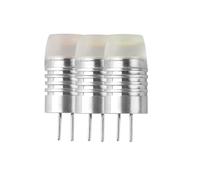 G4 LED lamp DC12V 1.5W 2W 3W COB aluminum household chandelier small bubble bright household light bulb 1.5W-3PCS Green