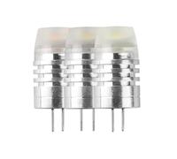 G4 LED lamp DC12V 1.5W 2W 3W COB aluminum household chandelier small bubble bright household light bulb 2W-3PCS Yellow