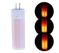 G4 Llama Parpadeante Frie Efecto LED Bombilla DC 12V 2W maíz luz Retro decoración lámpara Fuego emulación Noche lámpara maíz luz