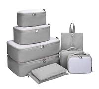G4Free 3pcs / 6pcs / 7pcs Packing Cubes de Embalaje Organizador de Maletas Organizador de Embalaje de Equipaje Valor Establecido para Viajes