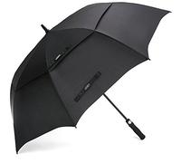G4Free 61 Pulgadas Sombrilla de Golf a Prueba de Viento Toldo Doble Ventilado Extra Grande de Gran Tamaño Automático Abierto Impermeable Palos Paraguas