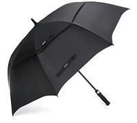 G4Free 69 Pulgadas Sombrilla de Golf a Prueba de Viento Toldo Doble Ventilado Extra Grande de Gran Tamaño Automático Abierto Impermeable Palos Paraguas