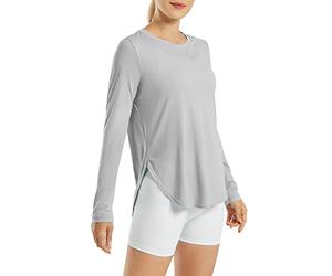 G4Free Blusas Deportivas para Mujer, protección Solar, protección UV, Camiseta de Manga Larga, UPF 50+, Camiseta Deportiva, Yoga, Entrenamiento, al Aire Libre, Gimnasio, Camiseta para Correr