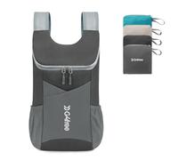 G4Free Mochila de senderismo plegable de 11 L, pequeña, ultra plegable, bolsa de viaje para mujeres y hombres, mochila casual para acampar al aire libre, gris oscuro, 11L, Moderno o minimalista