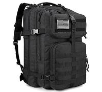 G4Free - Mochila táctica militar, 40 l, impermeable, para senderismo, camping, senderismo, caza, Negro