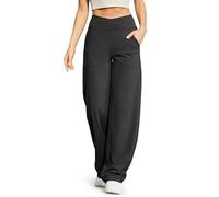 G4Free - Pantalones de yoga para mujer, corte para bota, entrenamiento, cintura alta, oculta el abdomen, pantalones de trabajo, informales, XXL