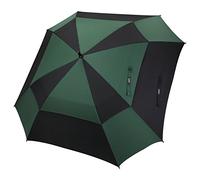 G4Free Paraguas de golf de 62/68 pulgadas de apertura automática, doble dosel, paraguas cuadrado, extra grande, ventilado, resistente al viento, para hombres y mujeres
