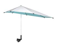 G4Free UPF 50+ Sombrilla de Playa Ajustable en Altura Sombrilla de Silla Ajustable con Clip Universal para Silla de Playa Carrito de Golf Silla de Ruedas Cochecito Patio