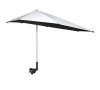 G4Free UPF 50+ Sombrilla de Playa Ajustable en Altura Sombrilla de Silla Ajustable con Clip Universal para Silla de Playa Carrito de Golf Silla de Ruedas Cochecito Patio