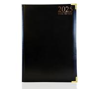 G4GADGET Agenda 2025, tamaño A5, vista semanal, color negro, planificador elegante y funcional para una gestión eficaz del tiempo
