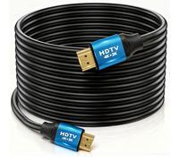 G4GADGET Cable HDMI de 3 m, 4K/2K de alta velocidad, ultra HD, HDMI a HDMI, conectores chapados en oro, 3D, Ethernet, para PS5, PS4, Xbox, portátil, TV, monitor, proyector