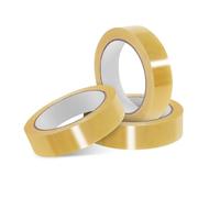 G4GADGET Paquete de 3 rollos de celofina transparente | 24 mm x 40 m | Cinta de embalaje transparente fuerte para envolver regalos, sellado de paquetes, cajas de mudanza, proyectos de manualidades y