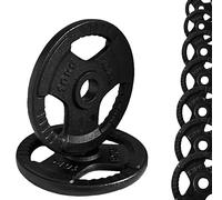 G5 HT SPORT 2 Discos de Hierro Fundido, Orificio, 10 kg, Adultos Unisex, 2 x 10 kg, 35 x 3 cm/Ø diametro Foro 50 mm